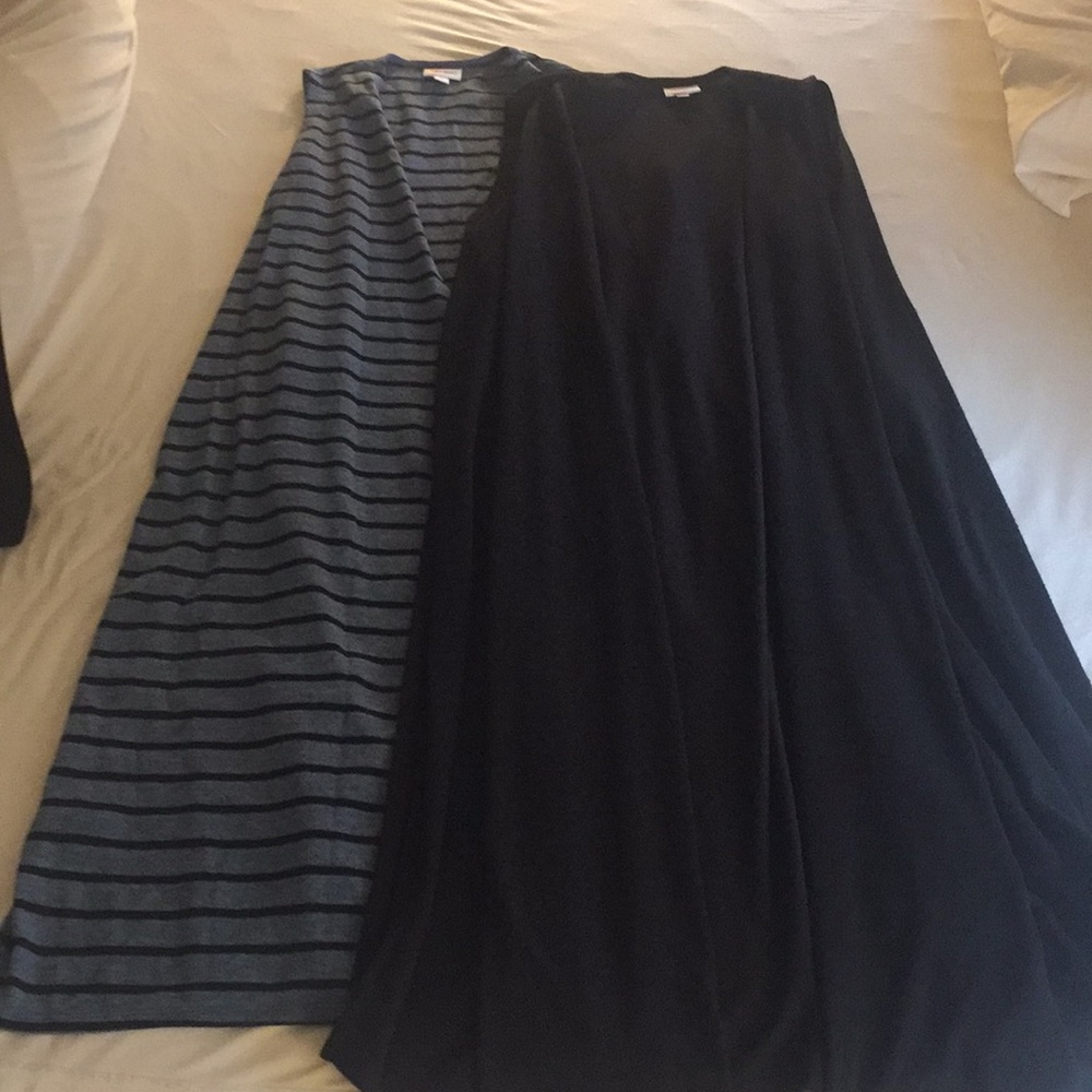 LulaRoe Joy lot 2 vests